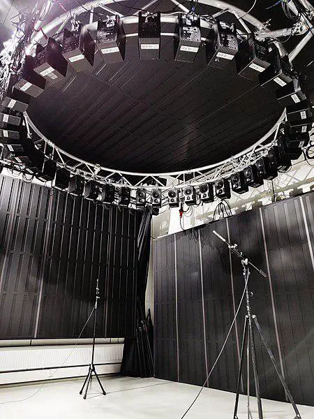 Variable acoustics room in Arni Aalto University's acoustics laboratory.
